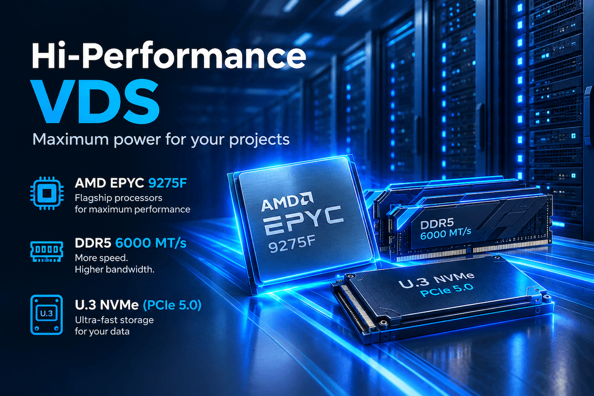 New line of Hi-Performance VDS servers