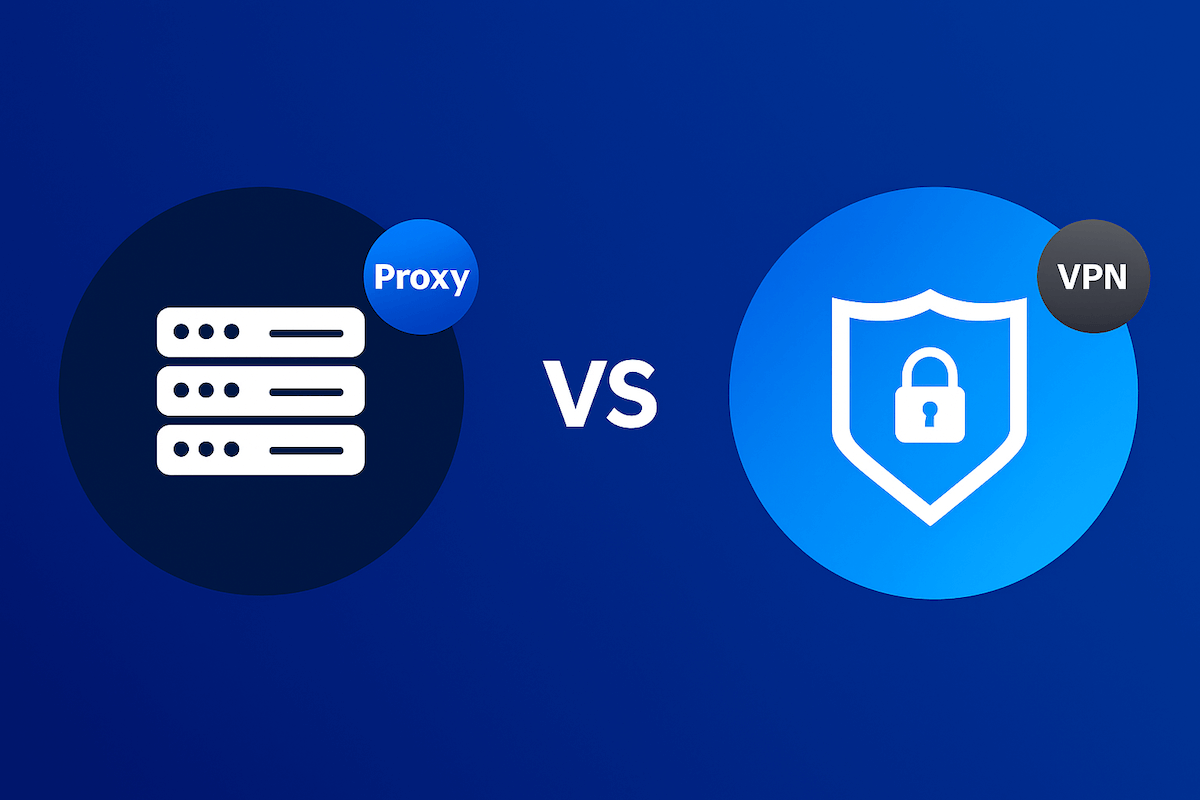 What is a proxy server and how does it differ from a VPN